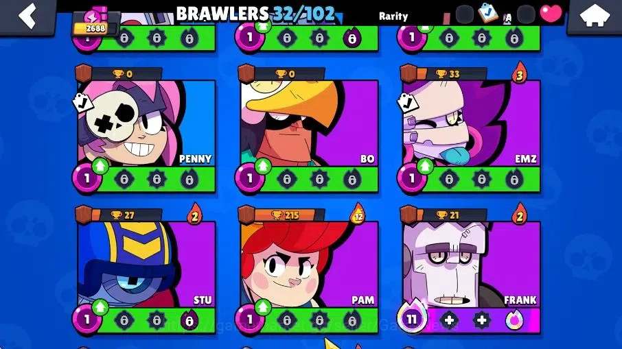Brawl Stars Accounts 2688 Trophy|32 Brawlers 5 Max,1 Legend [Pierce] 3  image 8