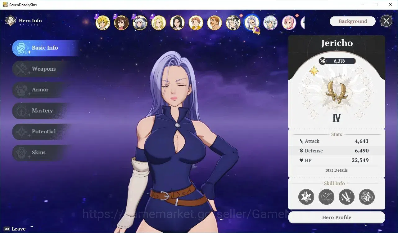 The Seven Deadly Sins: Origin Accounts SEA|Lv 42|9 SSR|MeliodasP8,EscanorP1,DianeP5,Manni image 9