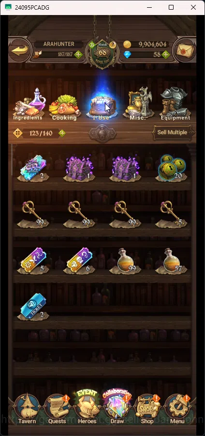 The Seven Deadly Sins: Grand Cross Accounts Global | 2,216M CC | 3 UR Merlin&Esca 2/6 , Esca I image 11