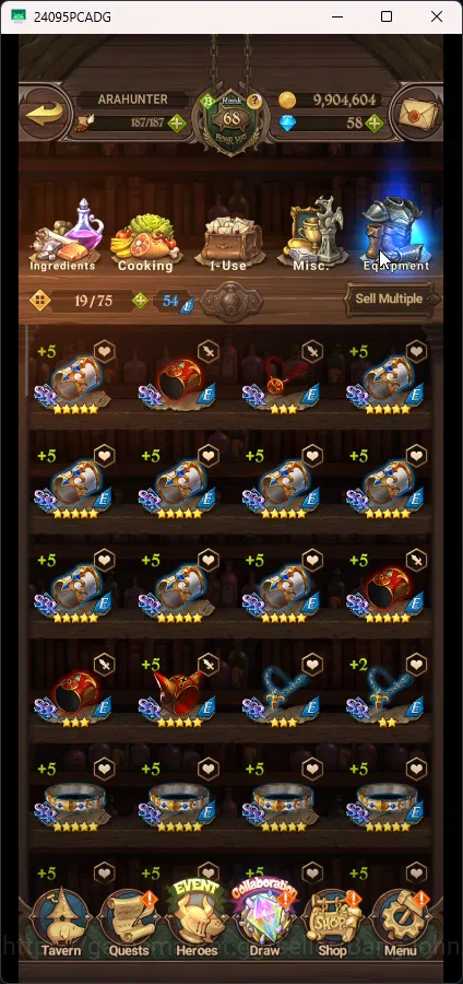 The Seven Deadly Sins: Grand Cross Accounts Global | 2,216M CC | 3 UR Merlin&Esca 2/6 , Esca I image 13