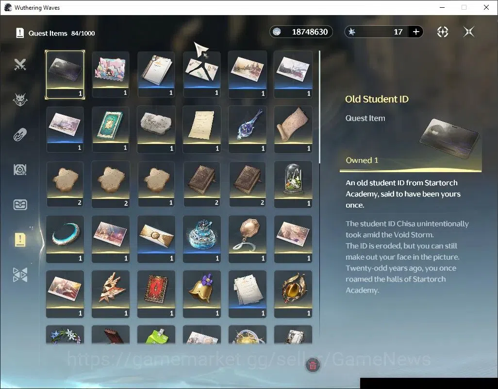 Wuthering Waves Accounts Others EU|UL 50|2 Limited|(lucy R6,Rebecca)+Sign +3(Standard)|DB level 30|Male MC|Log 10