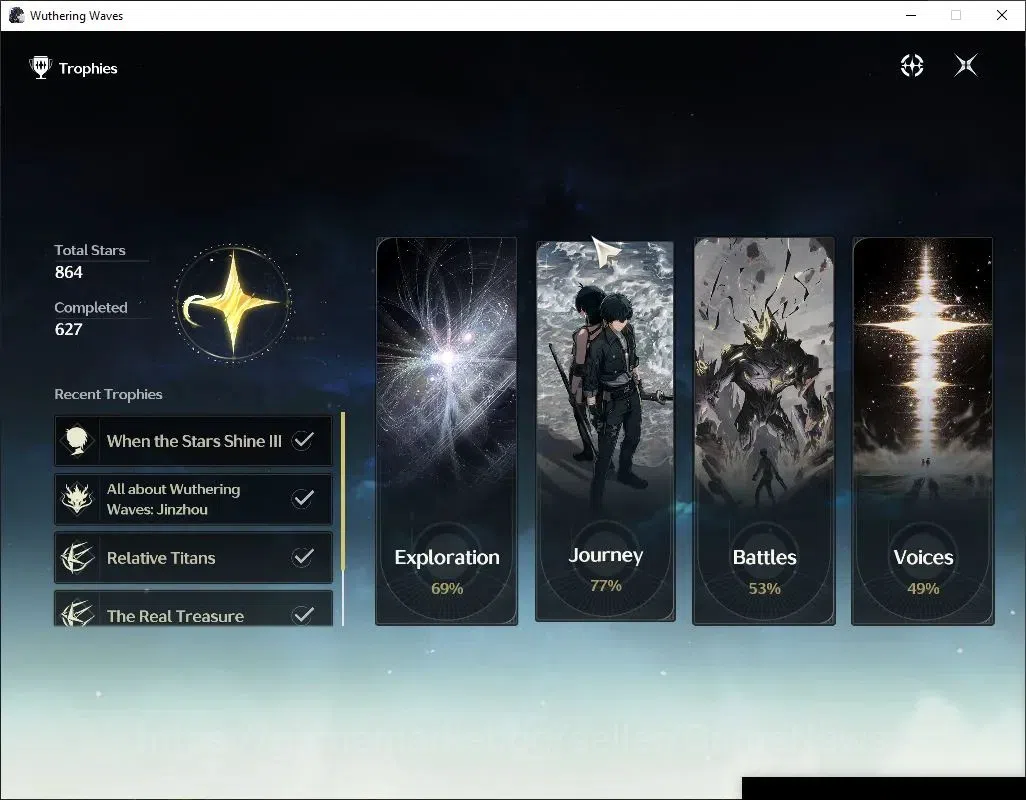 Wuthering Waves Accounts Others EU|UL 50|2 Limited|(lucy R6,Rebecca)+Sign +3(Standard)|DB level 30|Male MC|Log 12