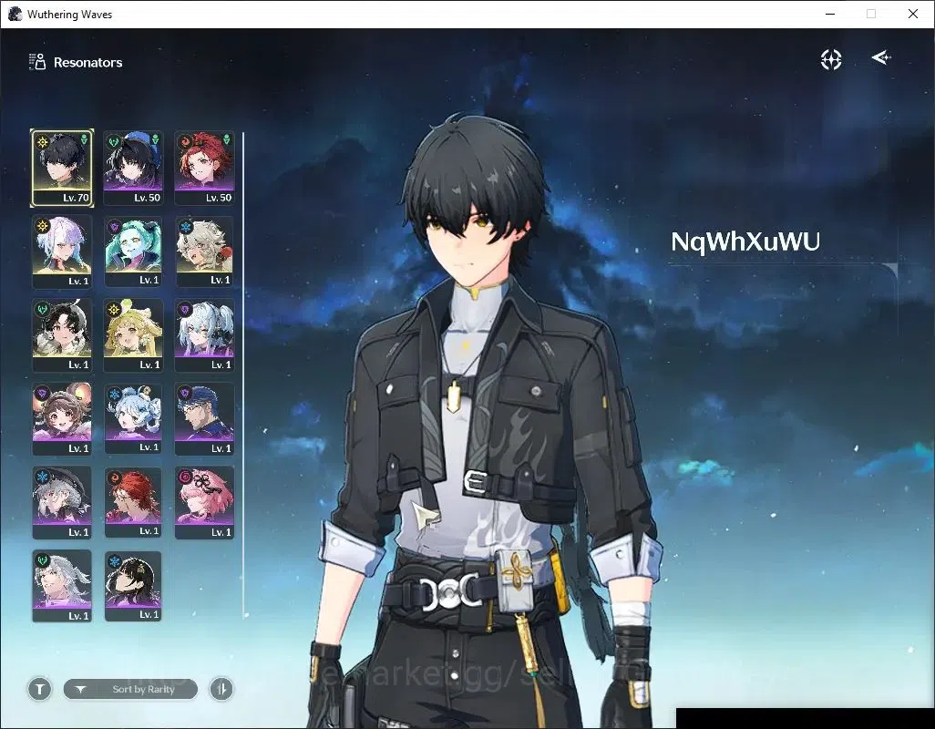 Wuthering Waves Accounts Others EU|UL 50|2 Limited|(lucy R6,Rebecca)+Sign +3(Standard)|DB level 30|Male MC|Log 2