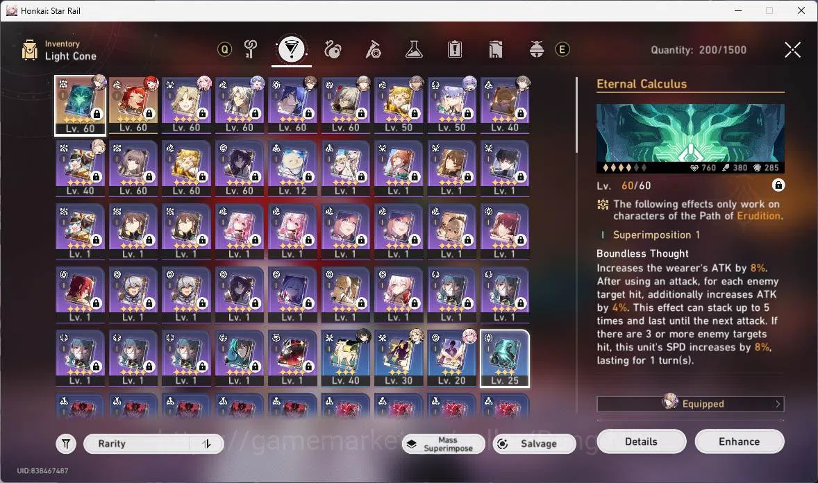 Honkai Star Rail Accounts ASIA|TL 50|5 Limit|Castorice, Robin, Tribbie+sign, image 10