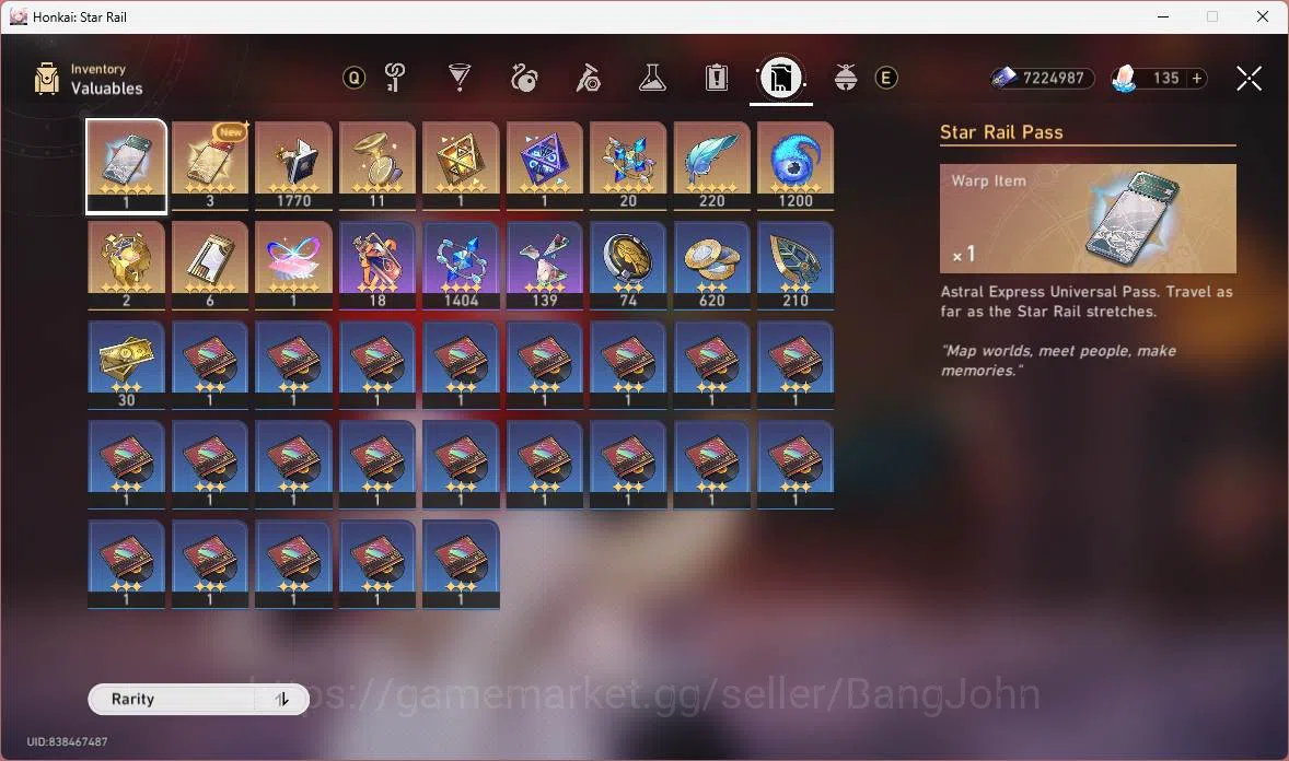 Honkai Star Rail Accounts ASIA|TL 50|5 Limit|Castorice, Robin, Tribbie+sign, image 15