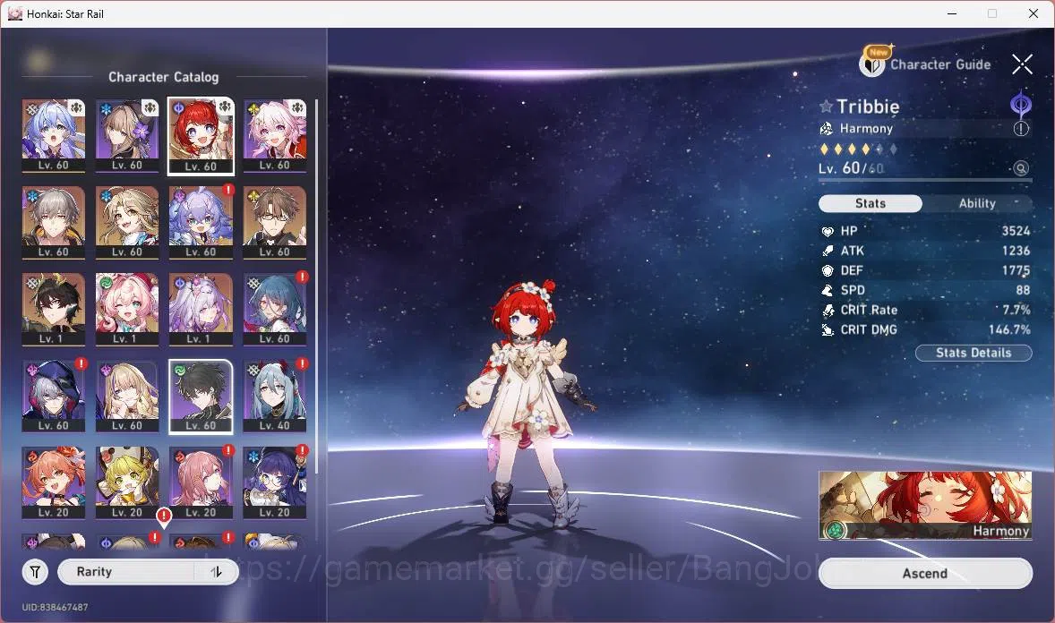 Honkai Star Rail Accounts ASIA|TL 50|5 Limit|Castorice, Robin, Tribbie+sign, image 5