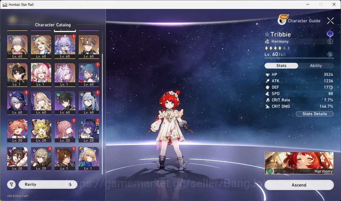 Honkai Star Rail Accounts ASIA|TL 50|5 Limit|Castorice, Robin, Tribbie+sign, image 6