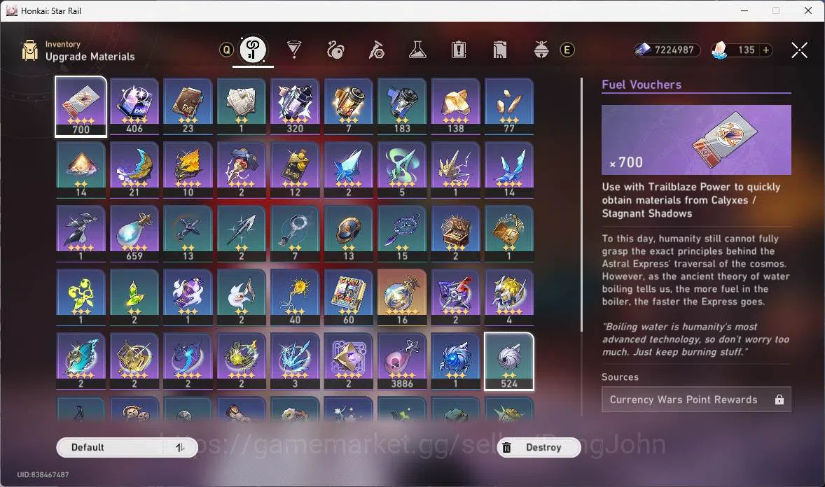 Honkai Star Rail Accounts ASIA|TL 50|5 Limit|Castorice, Robin, Tribbie+sign, image 9