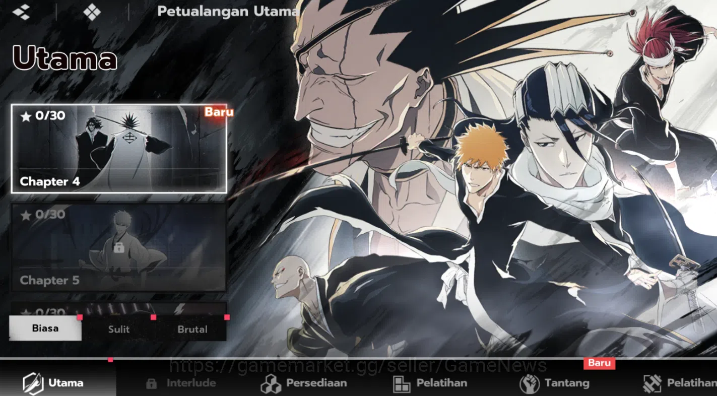 BLEACH: Soul Resonance Accounts Nuverse SEA|Lv 21|3 SSR (Byakuya,Ikkaku,Sajin) + 1 image 3