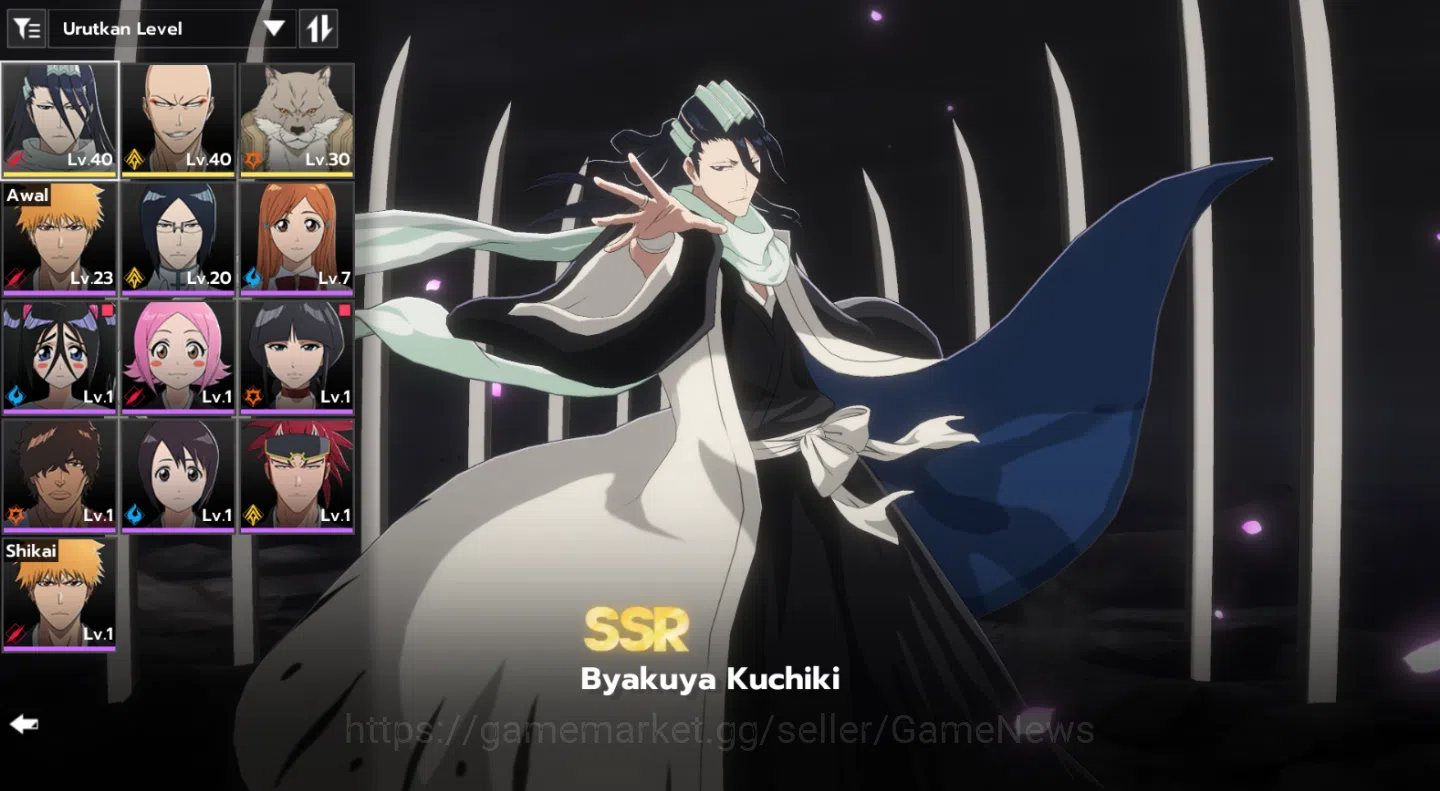 BLEACH: Soul Resonance Accounts Nuverse SEA|Lv 21|3 SSR (Byakuya,Ikkaku,Sajin) + 1 image 9