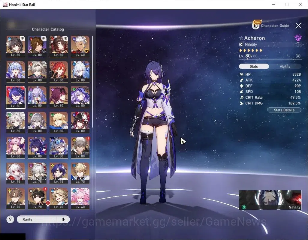 Honkai Star Rail Accounts Asia|TL 70|21 Limited|(Acheron,Silver Wolf,Sparkle image 4