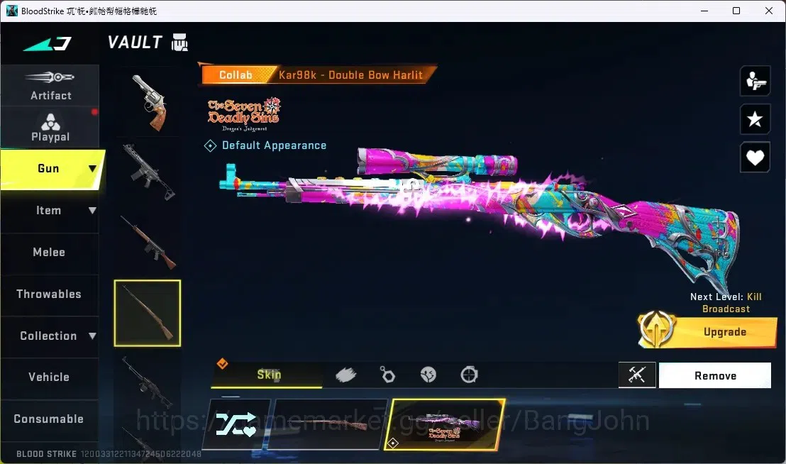 Blood Strike Accounts ASIA | 3 7DS:AK47,Kar98k,QBZ95 | 1 TR MCX| 3 LIMIT image 10
