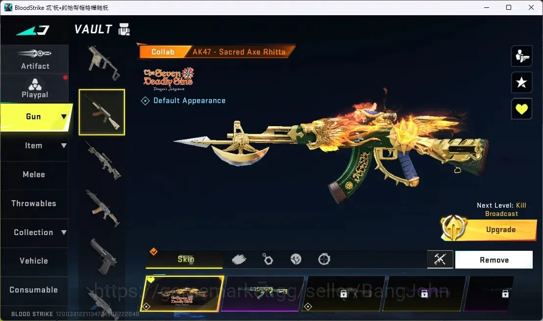 Blood Strike Accounts ASIA | 3 7DS:AK47,Kar98k,QBZ95 | 1 TR MCX| 3 LIMIT image 5