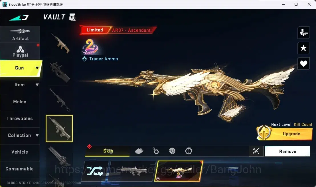 Blood Strike Accounts ASIA | 3 7DS:AK47,Kar98k,QBZ95 | 1 TR MCX| 3 LIMIT image 7