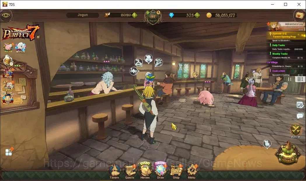 The Seven Deadly Sins: Grand Cross Accounts Global|1,3M CC|20 LS+375 DM|3 LR+6 UR|Nemesis Meli image 1