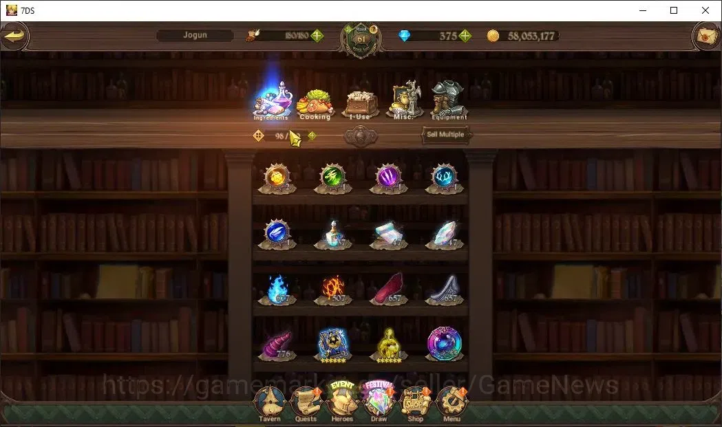 The Seven Deadly Sins: Grand Cross Accounts Global|1,3M CC|20 LS+375 DM|3 LR+6 UR|Nemesis Meli image 13