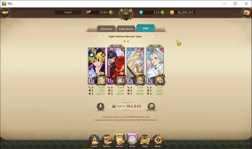 The Seven Deadly Sins: Grand Cross Accounts Global|1,3M CC|20 LS+375 DM|3 LR+6 UR|Nemesis Meli image 9