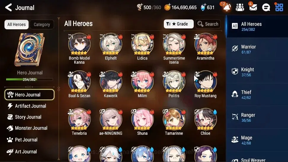 Epic Seven Accounts Collaboration Hero EU Verif|19ML(RueleLight,BW ISeria,etc)+FULL COLLAB Frieren,FULL Aespa,FULL 11