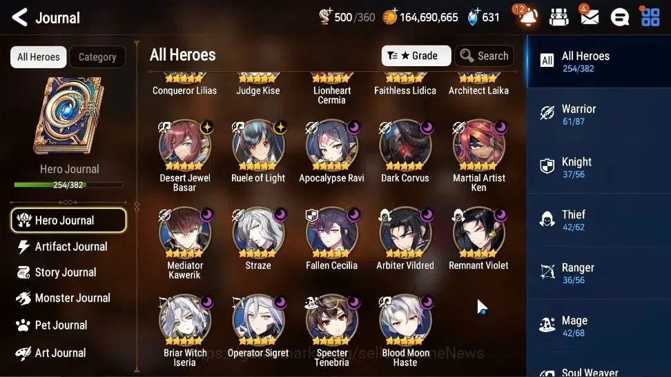 Epic Seven Accounts Collaboration Hero EU Verif|19ML(RueleLight,BW ISeria,etc)+FULL COLLAB Frieren,FULL Aespa,FULL 9