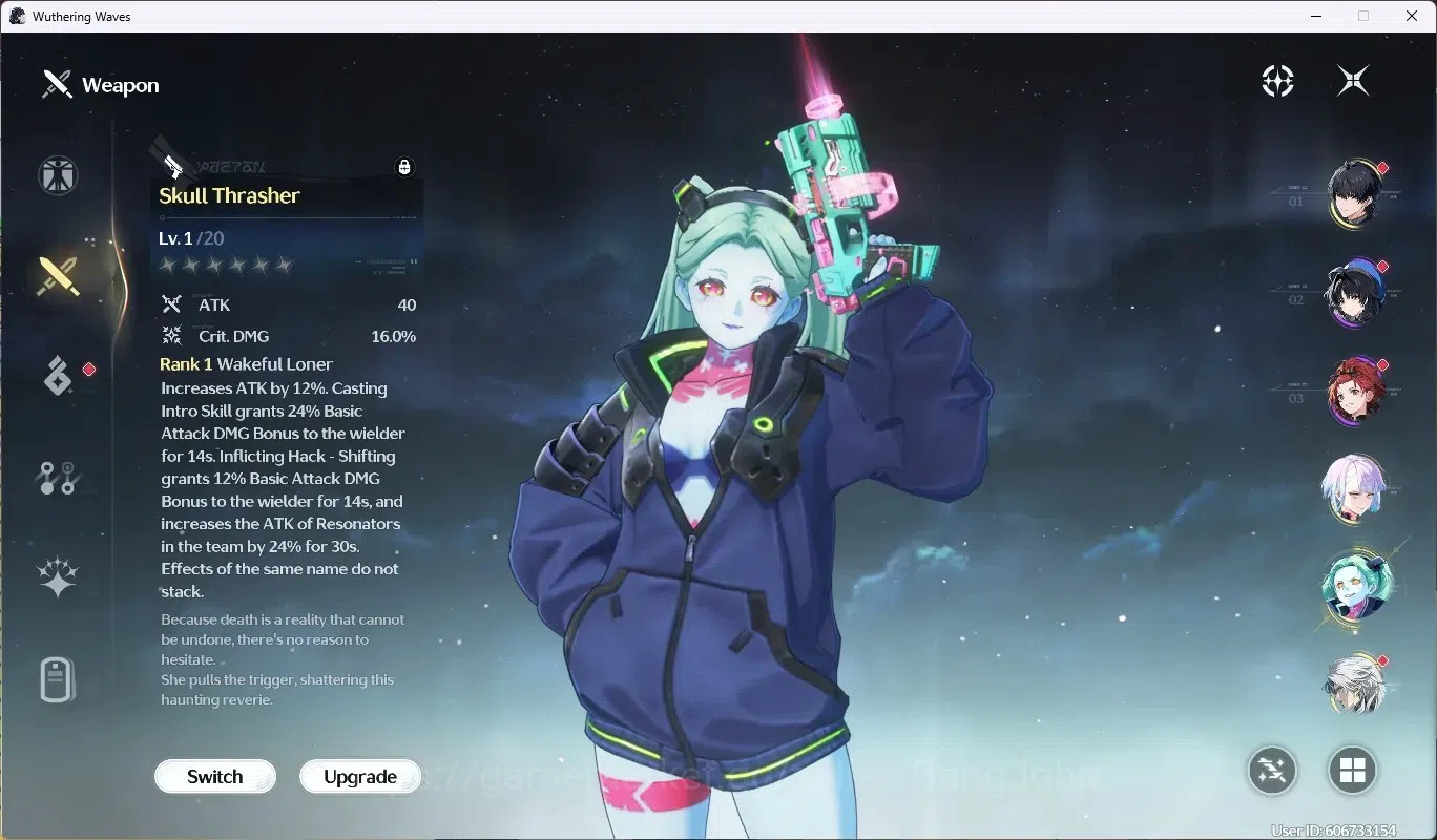 Wuthering Waves Accounts EU|UL 49|1 Char Limited [Lucy RC5 + Sign] & Rebecc image 6