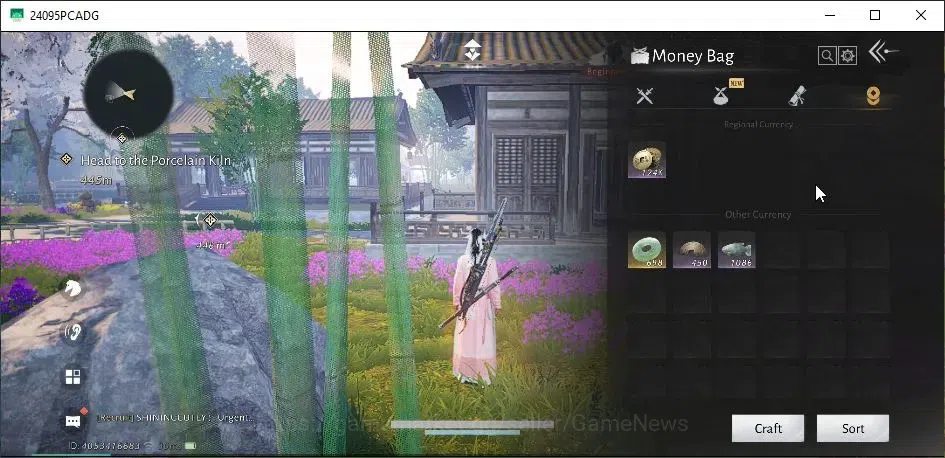 Where Winds Meet Accounts GLOBAL|Lv 5|GS 3671|1 Harmonic Core|Lone March,Lea image 11