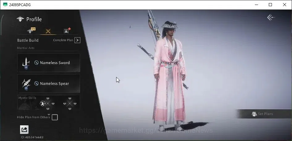 Where Winds Meet Accounts GLOBAL|Lv 5|GS 3671|1 Harmonic Core|Lone March,Lea image 3