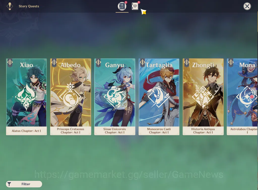 Genshin Impact Accounts ASIA|AR41|Starter|2Limited+26(*4Character)|Ayaka,S image 4