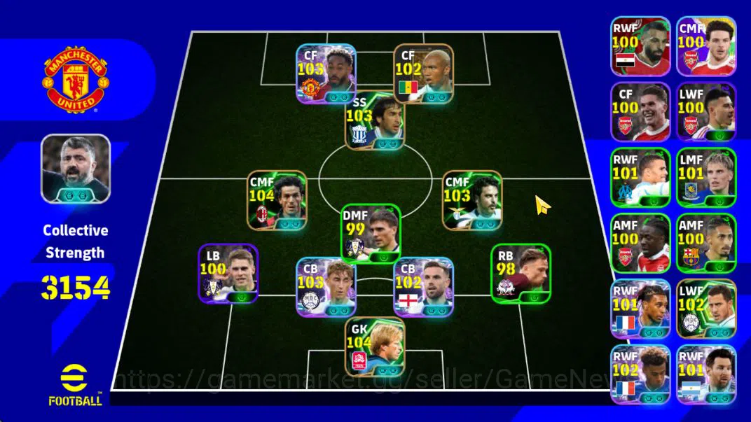 eFootball Mid-Tier Mobile|Blitz Curler(Michael Olise,Desire Doue),Vis image 1