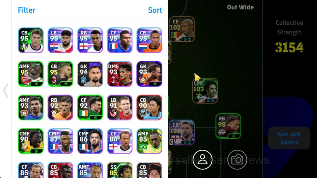 eFootball Accounts Mobile|Blitz Curler(Michael Olise,Desire Doue),Vis image 17