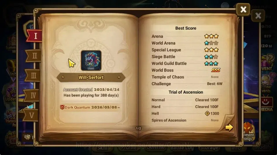 Summoners War: Sky Arena Accounts GLOBAL Lv 100|2 LD[Laima,Benedict]|32 +NB5[Layla,A image 3