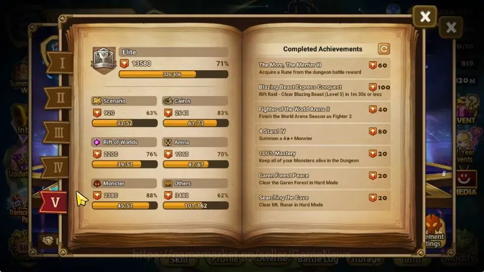 Summoners War: Sky Arena Accounts GLOBAL Lv 100|2 LD[Laima,Benedict]|32 +NB5[Layla,A image 7