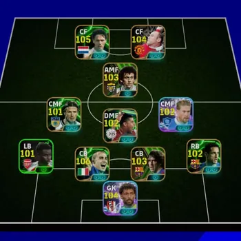eFootball Accounts Legends & Iconic Players COLECTIVE 3187+ | PLATINI x F CANAVARO x M VAN BASTEN x C PUYOL,4 MANAGER