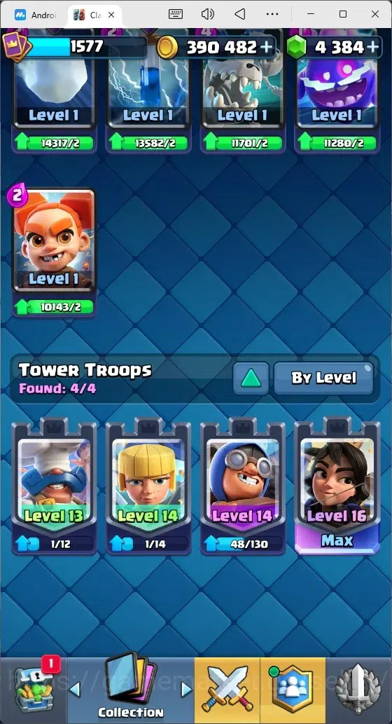 Clash Royale Accounts Mobile |Trophy 12733|14 Max Cards|26 EVO Cards|5 H image 14