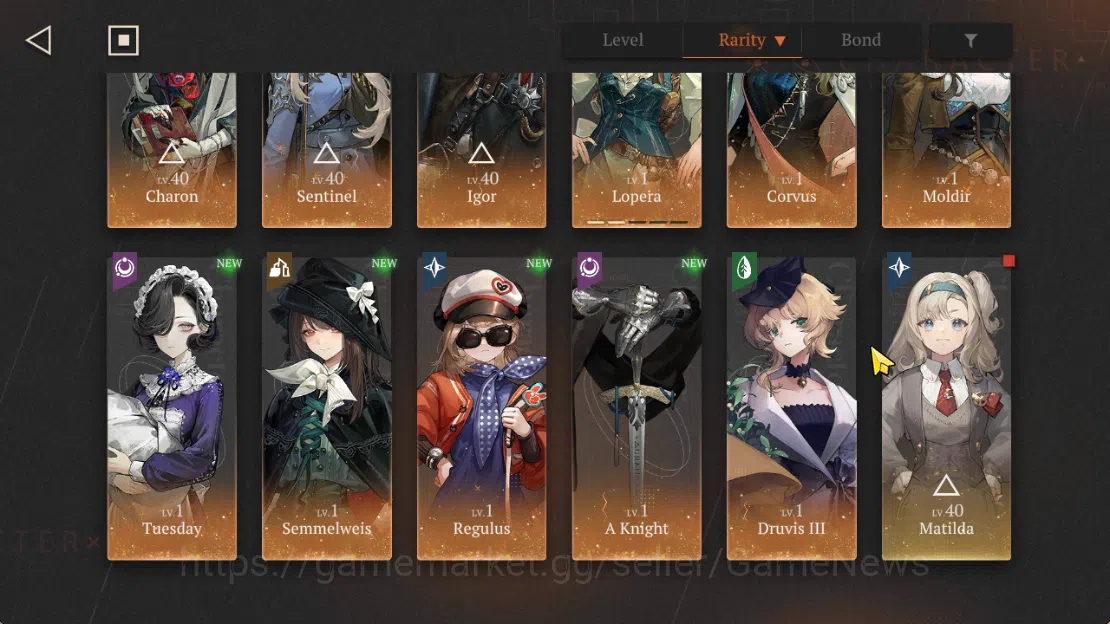 Reverse: 1999 Accounts GLOBAL|Lv55|11*6Crew(2Limit)|Charon+psy,Sentinel,L image 3