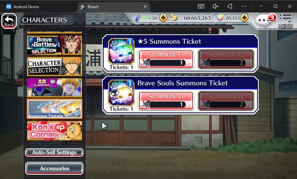 Bleach: Brave Souls Accounts [GLOBAL]20K Orbs+Fresh All Story|Shunsui Parasol24 image 14