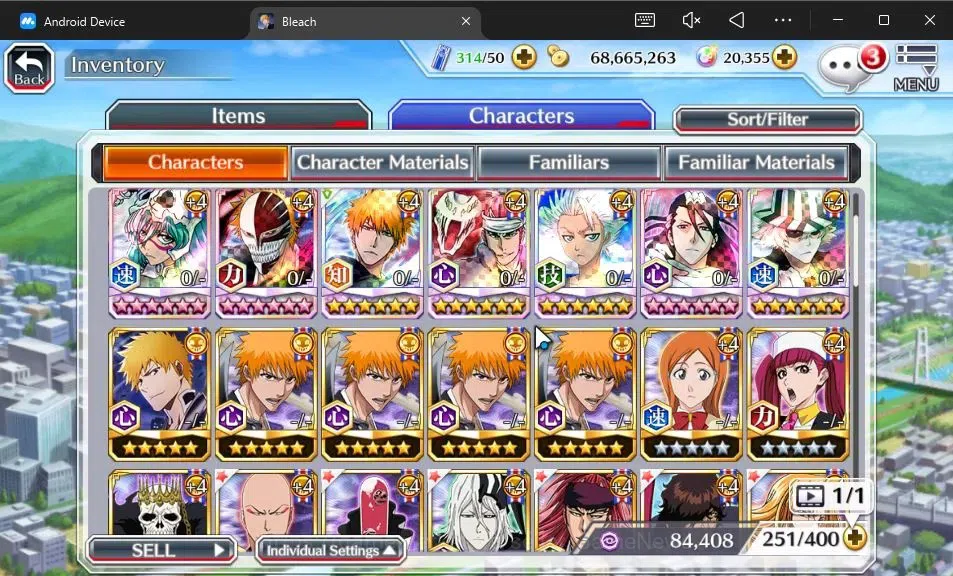 Bleach: Brave Souls Accounts [GLOBAL]20K Orbs+Fresh All Story|Shunsui Parasol24 image 9