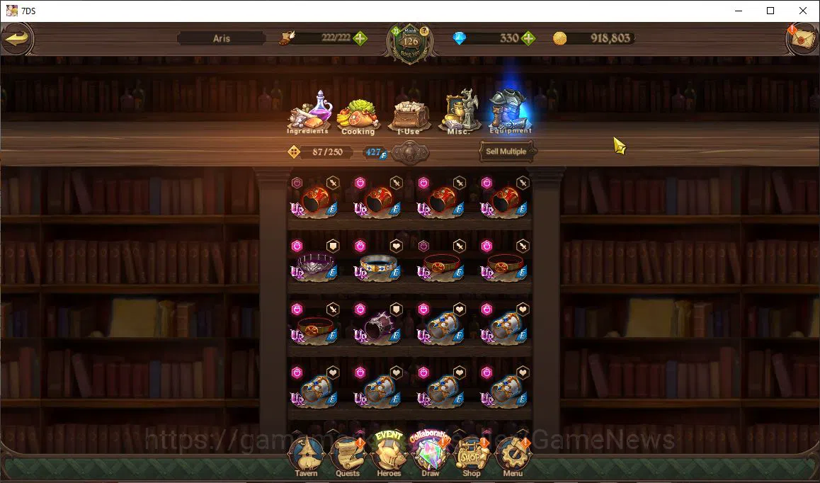 The Seven Deadly Sins: Grand Cross Accounts Asia|6M CC|330 DM|5 LR+8 UR+Many Collab|Belialuin6 image 3