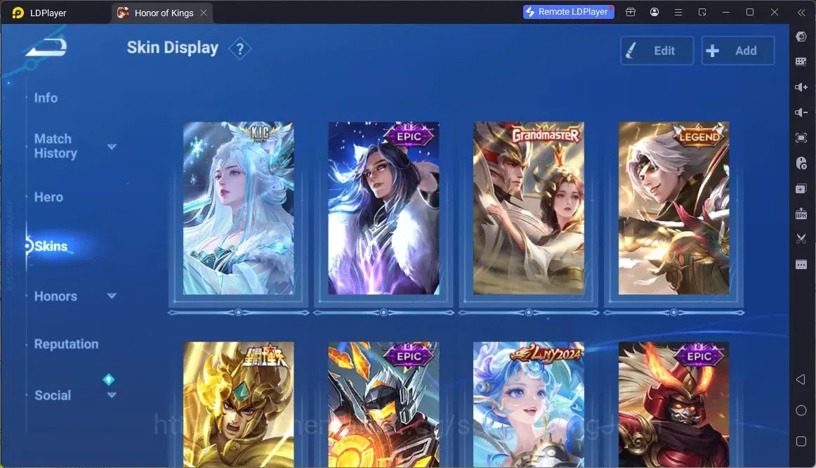 Honor of Kings Accounts Global | 112H 152S | KIC Luna, Epic Li Bai, GM Gan image 3