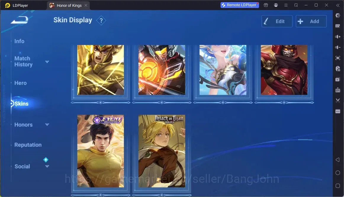 Honor of Kings Accounts Global | 112H 152S | KIC Luna, Epic Li Bai, GM Gan image 4