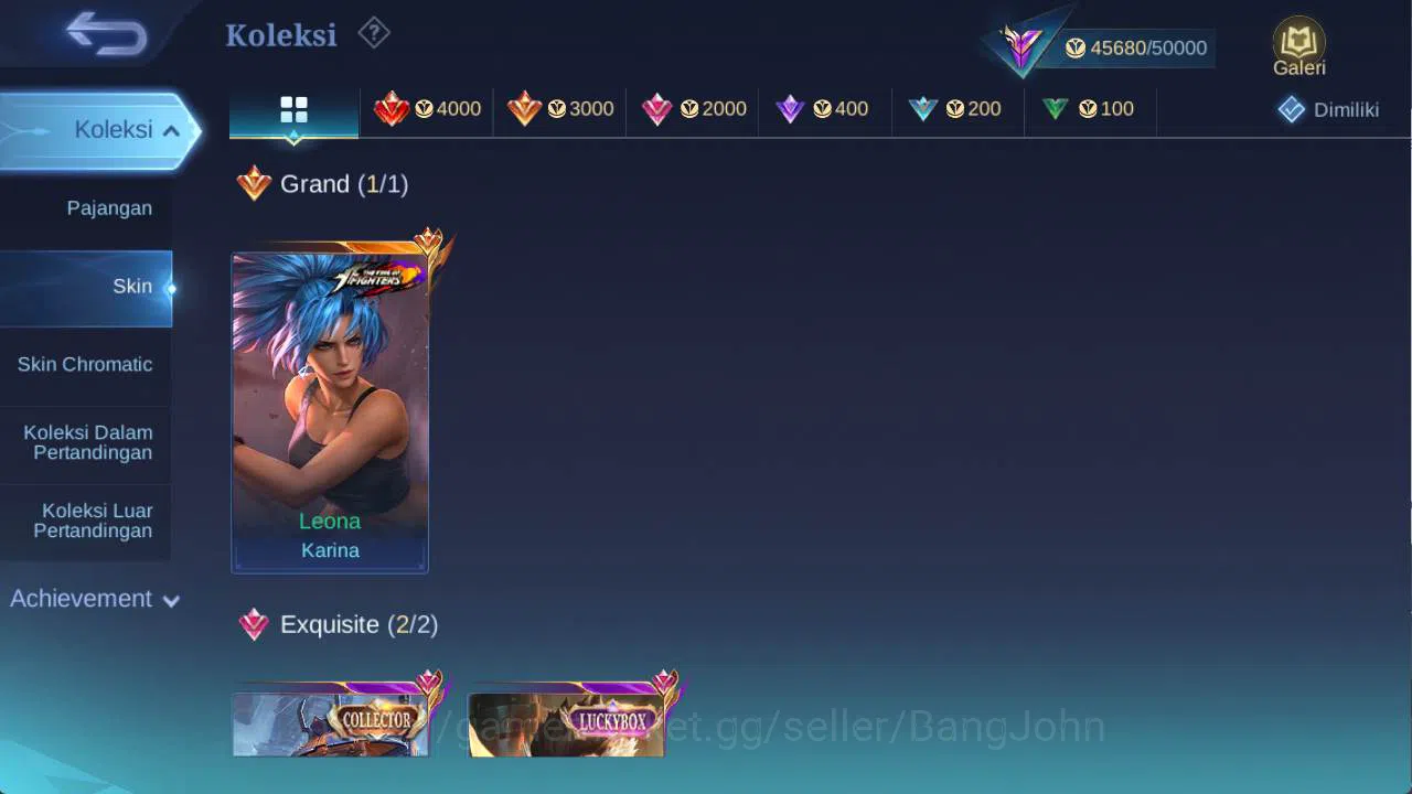 Mobile Legends: Bang Bang Accounts hero 131 skin 230+ cc yss, LB roger, saber freya,  image 3