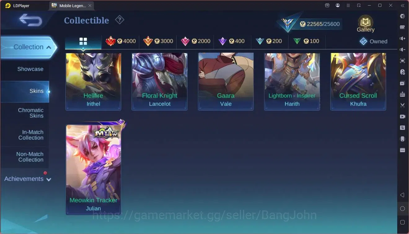 Mobile Legends: Bang Bang Accounts Global|Hero 90|Skin 127|Expert|Lightborn Fanny,Har image 10