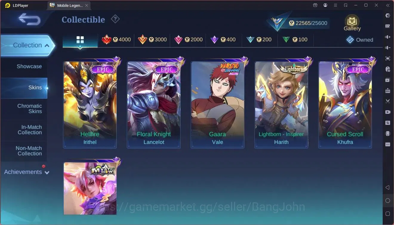Mobile Legends: Bang Bang Accounts Global|Hero 90|Skin 127|Expert|Lightborn Fanny,Har image 11