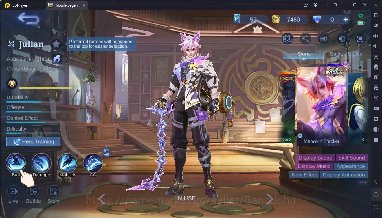 Mobile Legends: Bang Bang Accounts Global|Hero 90|Skin 127|Expert|Lightborn Fanny,Har image 5