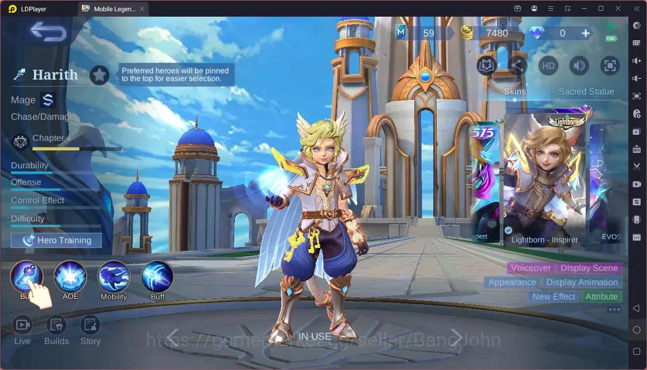 Mobile Legends: Bang Bang Accounts Global|Hero 90|Skin 127|Expert|Lightborn Fanny,Har image 7