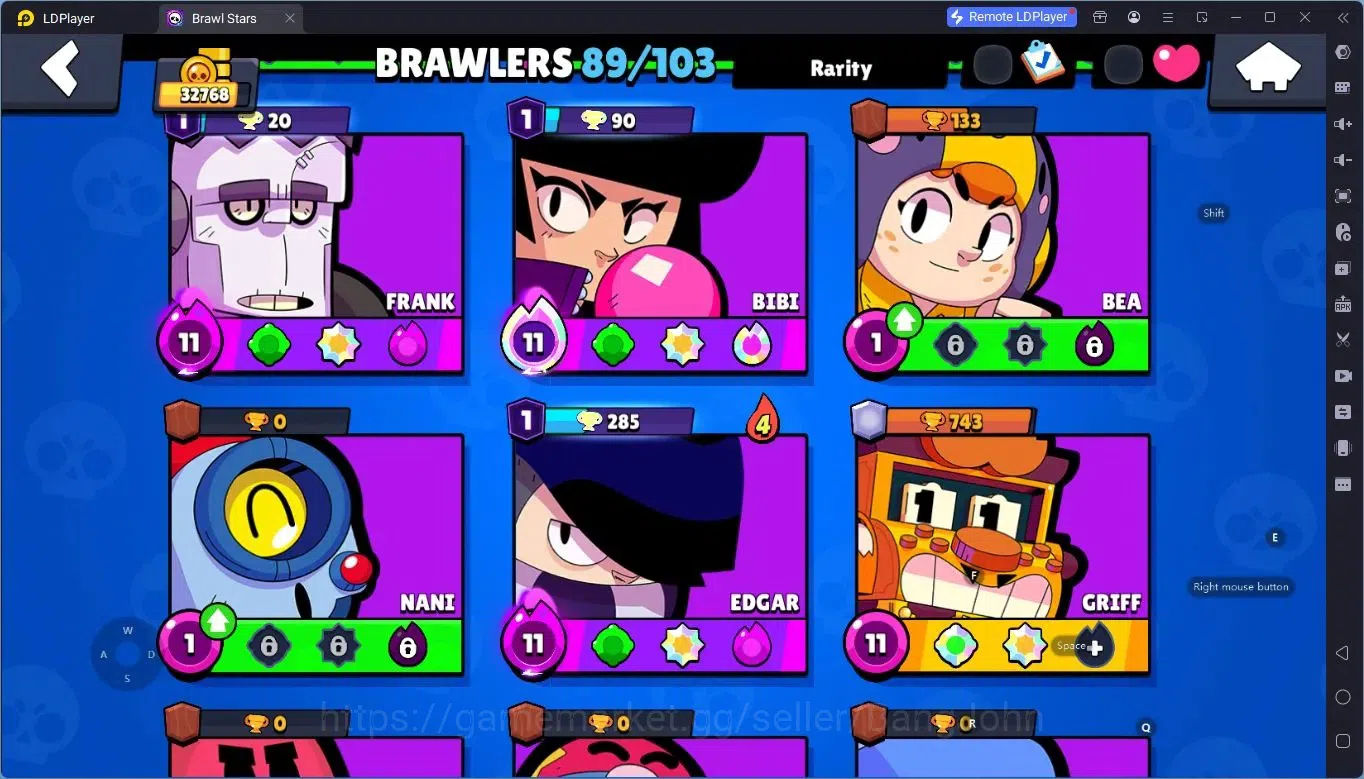 Brawl Stars Accounts Android | 32768 Thropy|89 Brawler|34 PL11 Brawler| image 10