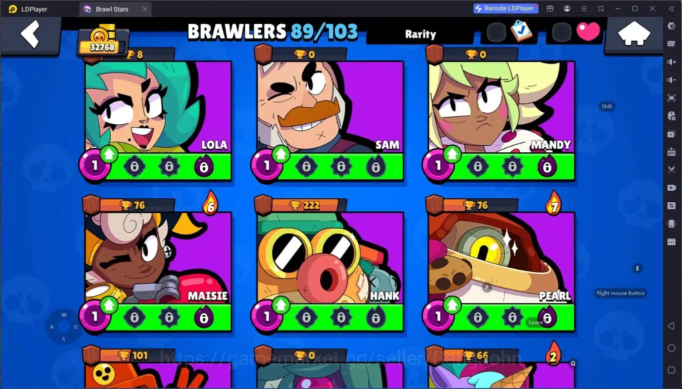 Brawl Stars Accounts Android | 32768 Thropy|89 Brawler|34 PL11 Brawler| image 12