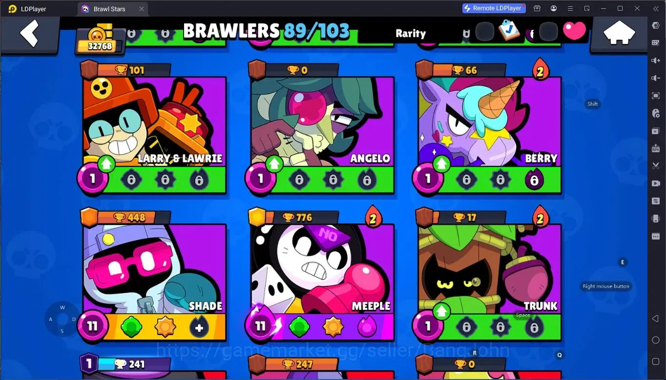 Brawl Stars Accounts Android | 32768 Thropy|89 Brawler|34 PL11 Brawler| image 13