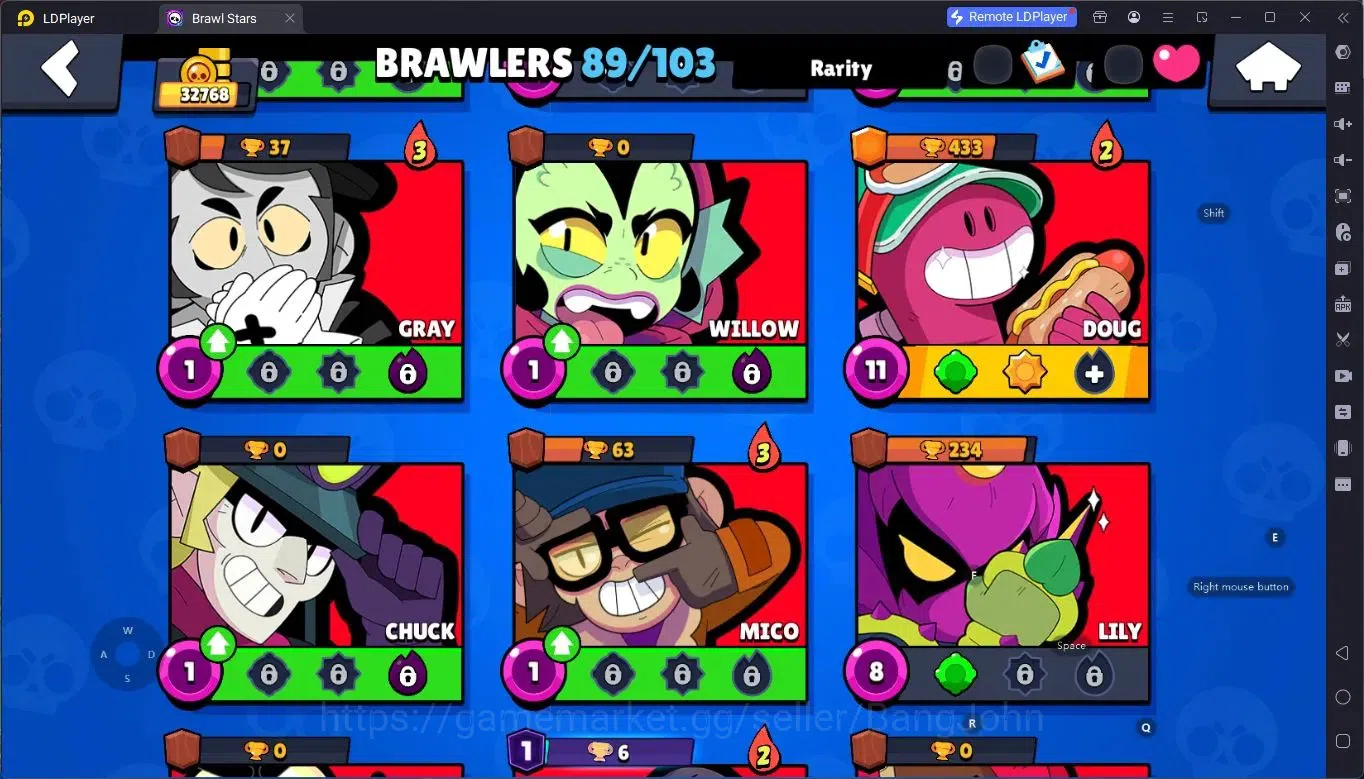Brawl Stars Accounts Android | 32768 Thropy|89 Brawler|34 PL11 Brawler| image 16