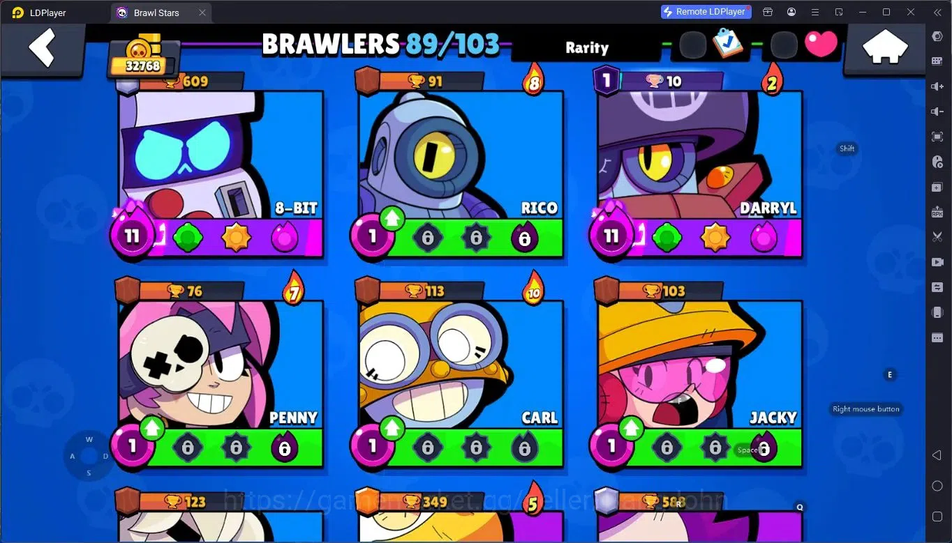Brawl Stars Accounts Android | 32768 Thropy|89 Brawler|34 PL11 Brawler| image 8