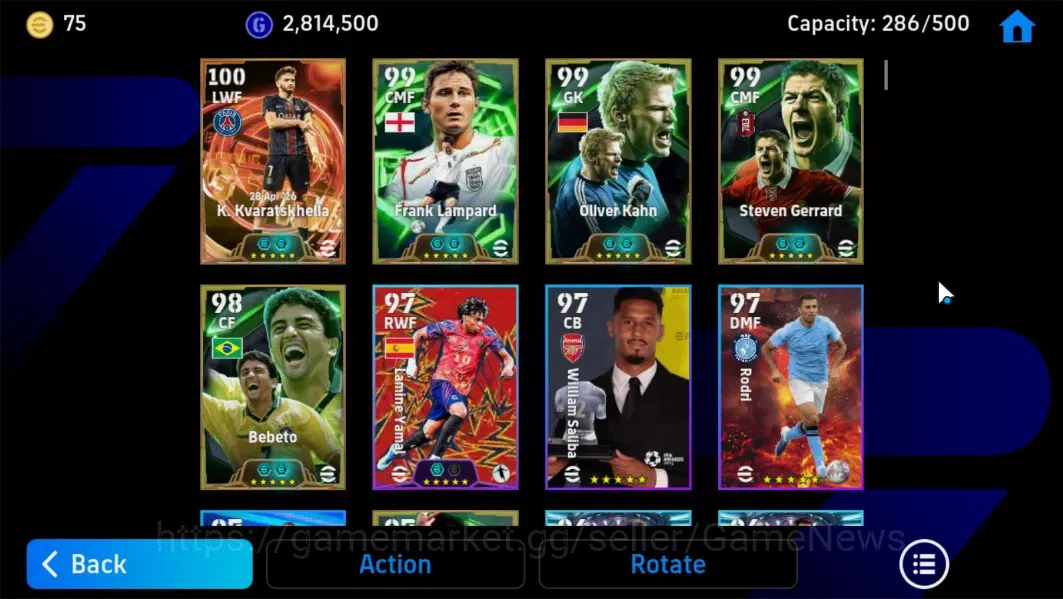 eFootball Accounts Android|BigTime K.Kvaratskhella,Epic Frank Lampard image 4